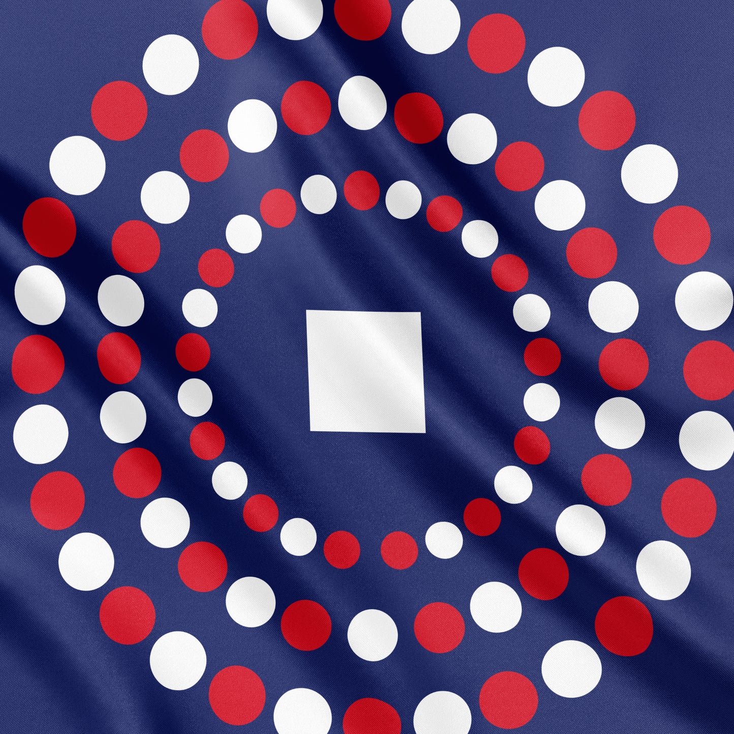 PULSE | Squaïr Blue Silk Satin Scarf | 90×90 cm