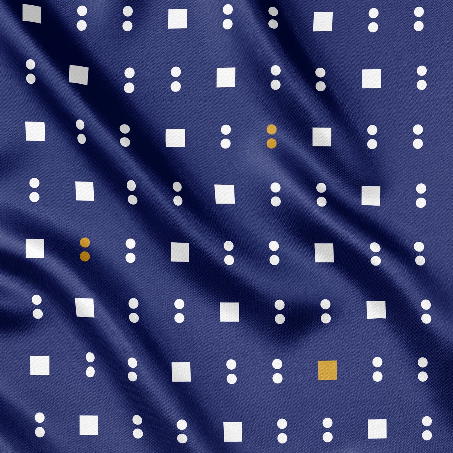 SYNTAX | Squaïr Blue Silk Satin Scarf | 65×65 cm