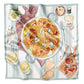 DOMINGO DE SOBREMESA | Saffron Silk Satin Scarf | 90×90 cm