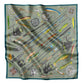 THE QUIET INVENTORY | Tacklebox Green Cotton Scarf | 66×66 cm