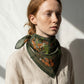 DUST AND THUNDER | Antique Moss Cotton Bandana | 66×66 cm