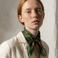 DUST AND THUNDER | Antique Moss Cotton Bandana | 66×66 cm