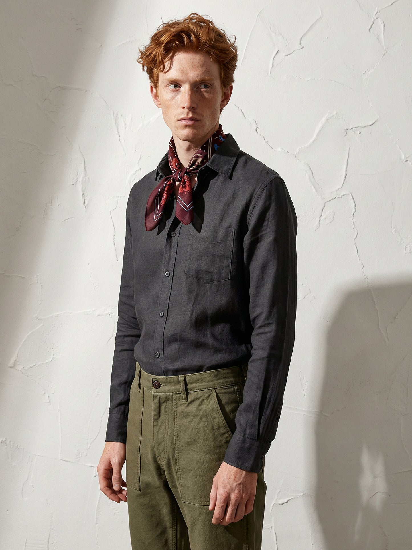 DUST AND THUNDER | Canyon Rust Cotton Bandana | 66×66 cm