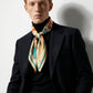 LOS CORSARIOS ESTELARES | Goldenrod Silk Twill Scarf | 88×88 cm