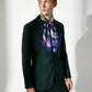 LOS CORSARIOS ESTELARES | Violet Silk Twill Scarf | 88×88 cm