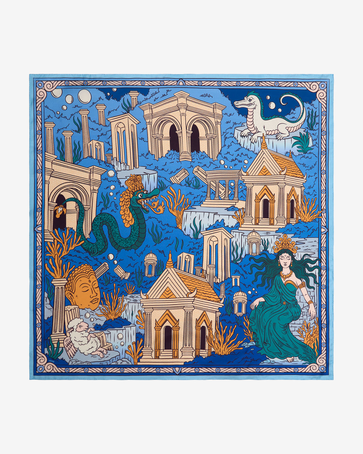 CROWNS OF THE SOUTHERN SEA | Pantai Blue | 88 cm