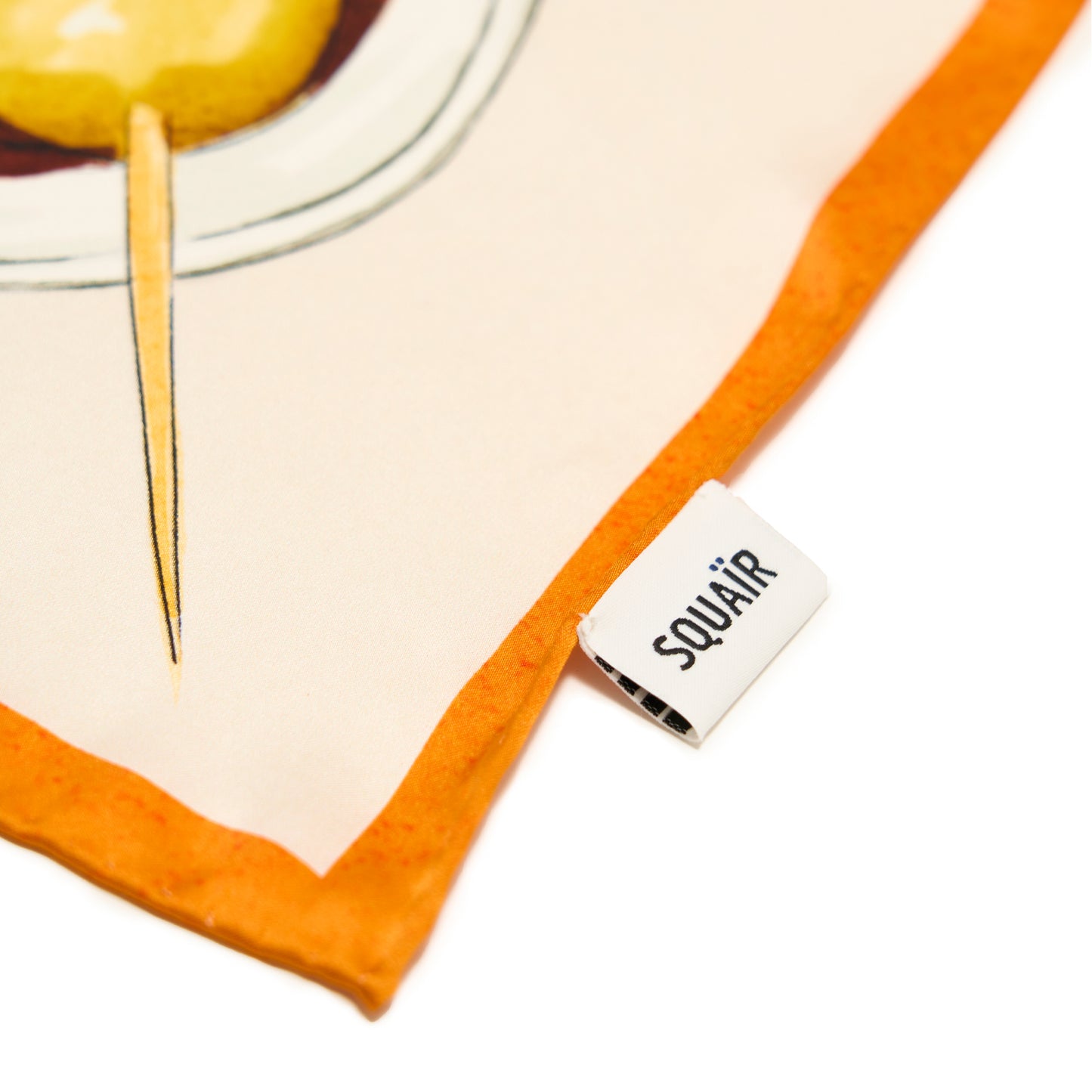 GILDA | Oil Green Silk Satin Scarf | 65×65 cm