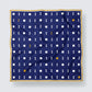 SYNTAX | Squaïr Blue Silk Satin Scarf | 65×65 cm