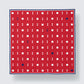 SYNTAX | Squaïr Red Silk Satin Scarf | 65×65 cm