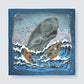THE OLD LEVIATHAN | Ink Sea Cotton Bandana | 66×66 cm