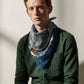 THE OLD LEVIATHAN | Ink Sea Cotton Bandana | 66×66 cm