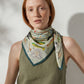THE QUIET INVENTORY | Tacklebox Green Cotton Bandana | 66×66 cm