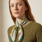 THE QUIET INVENTORY | Tacklebox Green Cotton Bandana | 66×66 cm