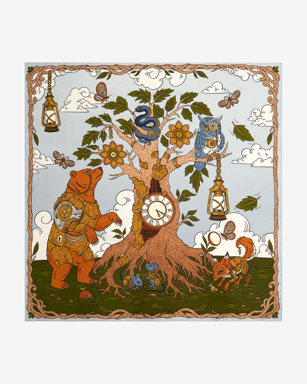 THE WOOD BETWEEN HOURS | Antique Brass | 88 cm