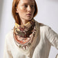 WESTERN FANGS | Chili Red Cotton Bandana | 66×66 cm